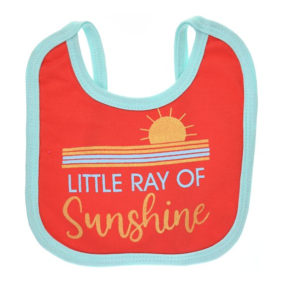 Mix &Max Multi-colors Printed Bib with diaper back Small size 16*19cm (2 Pieces) Boy #803b