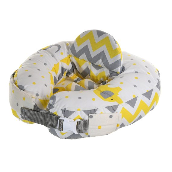 Mix &Max Multi use 2-in-1 Maternity Pillow + Baby sitting help Pillow Cotton 100% # 481