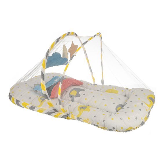 Mix & Max Baby Travel Portable Bed Tent Crib sponge Mattress bed with Mosquito and Pillow (Toys) #465