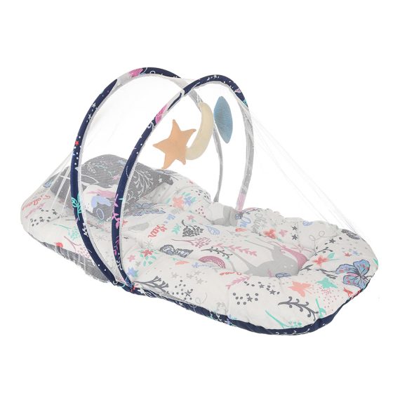Mix & Max Baby Travel Portable Bed Tent Crib sponge Mattress bed with Mosquito and Pillow (Toys) #465