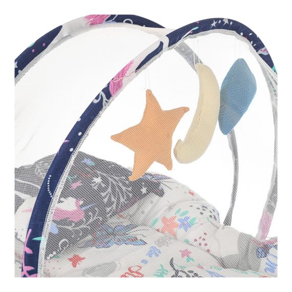 Mix & Max Baby Travel Portable Bed Tent Crib sponge Mattress bed with Mosquito and Pillow (Toys) #465
