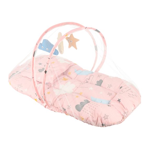 Mix & Max Baby Travel Portable Bed Tent Crib sponge Mattress bed with Mosquito and Pillow (Toys) #465
