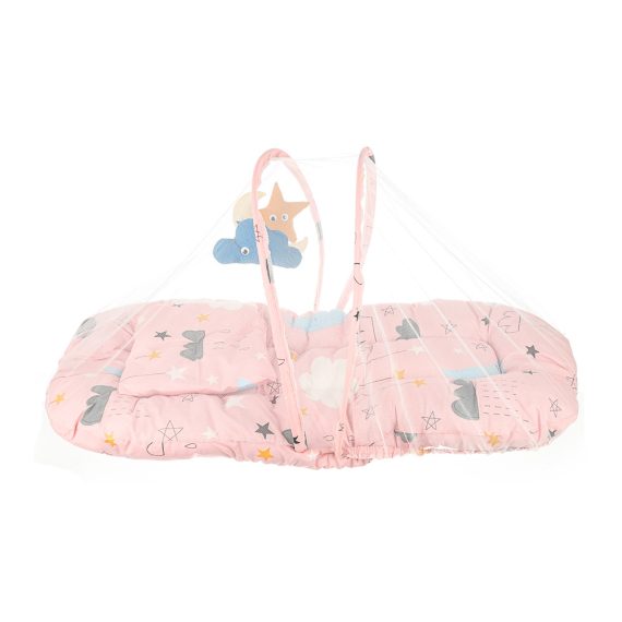 Mix & Max Baby Travel Portable Bed Tent Crib sponge Mattress bed with Mosquito and Pillow (Toys) #465