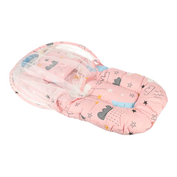 Mix & Max Baby Travel Portable Bed Tent Crib sponge Mattress bed with Mosquito and Pillow (Toys) #465