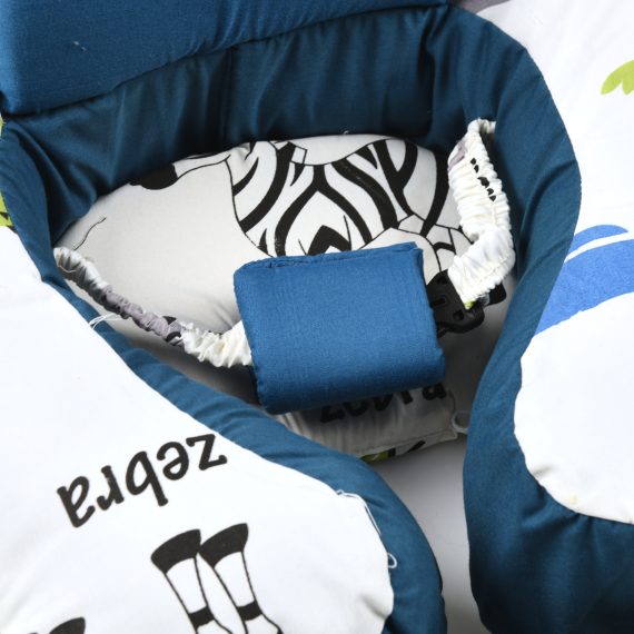 Mix &Max Multi use 2-in-1 Maternity Pillow + Baby sitting help Pillow Cotton 100% # 481