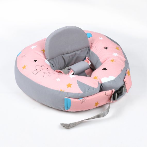 Mix &Max Multi use 2-in-1 Maternity Pillow + Baby sitting help Pillow Cotton 100% # 481