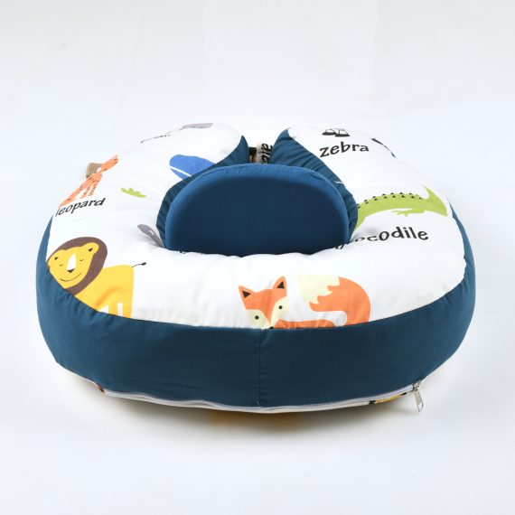Mix &Max Multi use 2-in-1 Maternity Pillow + Baby sitting help Pillow Cotton 100% # 481
