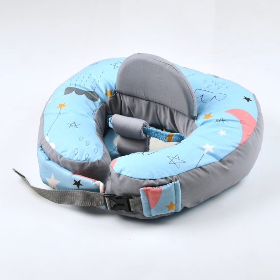 Mix &Max Multi use 2-in-1 Maternity Pillow + Baby sitting help Pillow Cotton 100% # 481