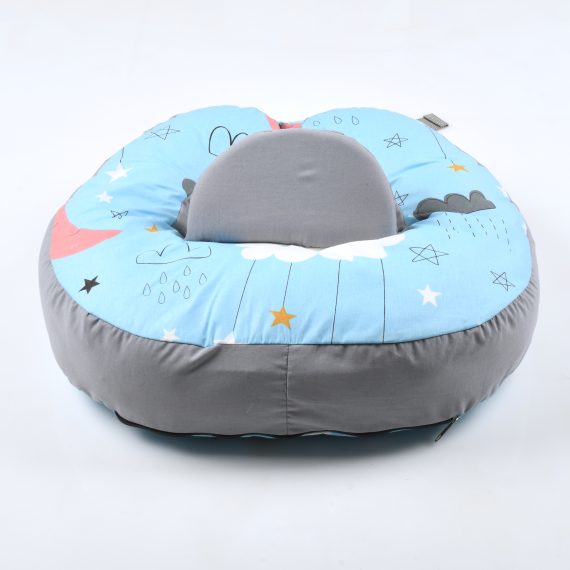 Mix &Max Multi use 2-in-1 Maternity Pillow + Baby sitting help Pillow Cotton 100% # 481