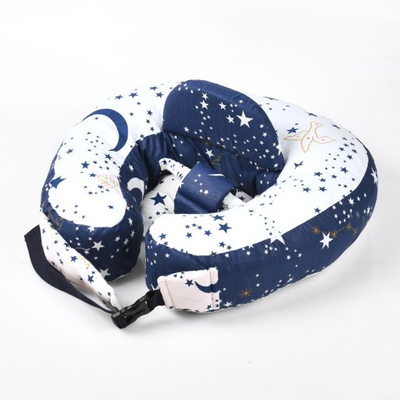 Mix &Max Multi use 2-in-1 Maternity Pillow + Baby sitting help Pillow Cotton 100% # 481